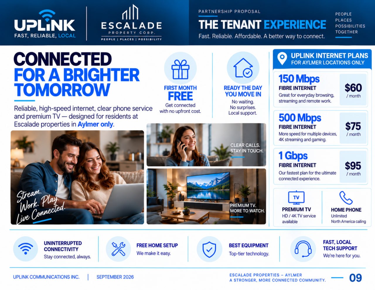 Escalade Aylmer tenant experience slide 9